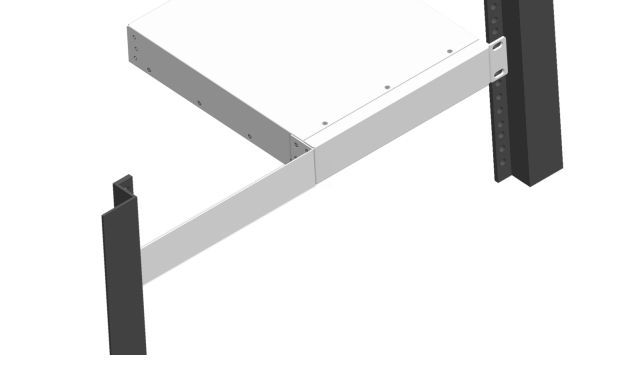 SIMPLE L-BRACKET MOUNTING SINGLE OS6465 19 RACK