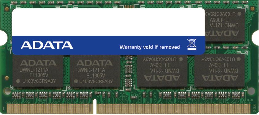 ADATA RAM 4GB DDR3L SODIMM 1600MHZ 512X8 1.35V