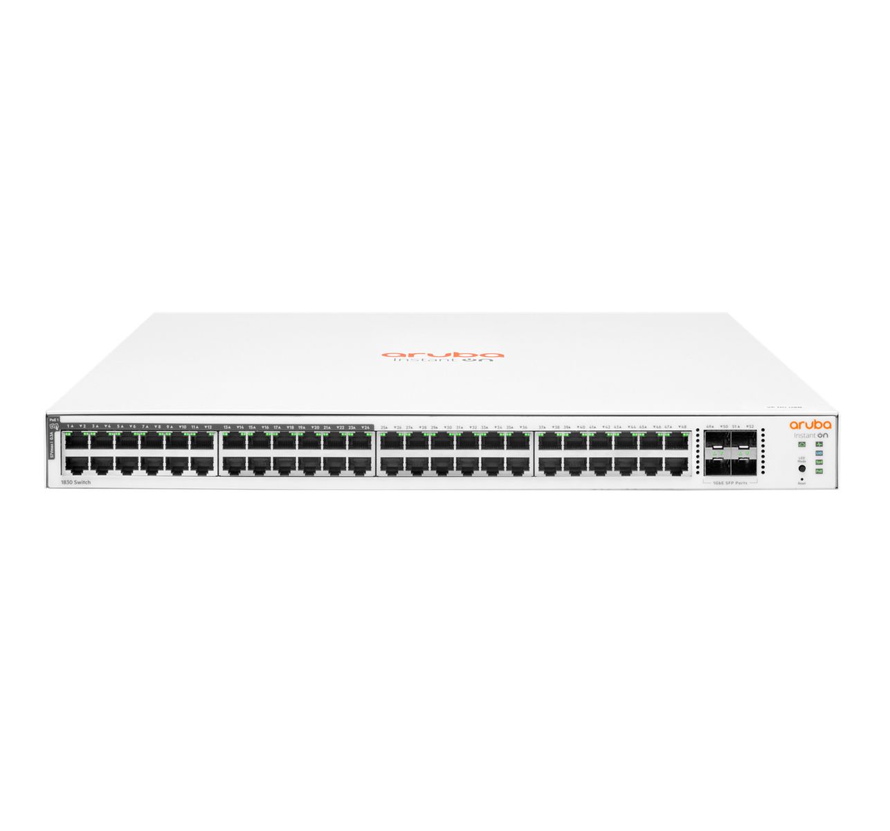 HPE NW Instant On Switch 1830 48p Gb PoE 370W 4p