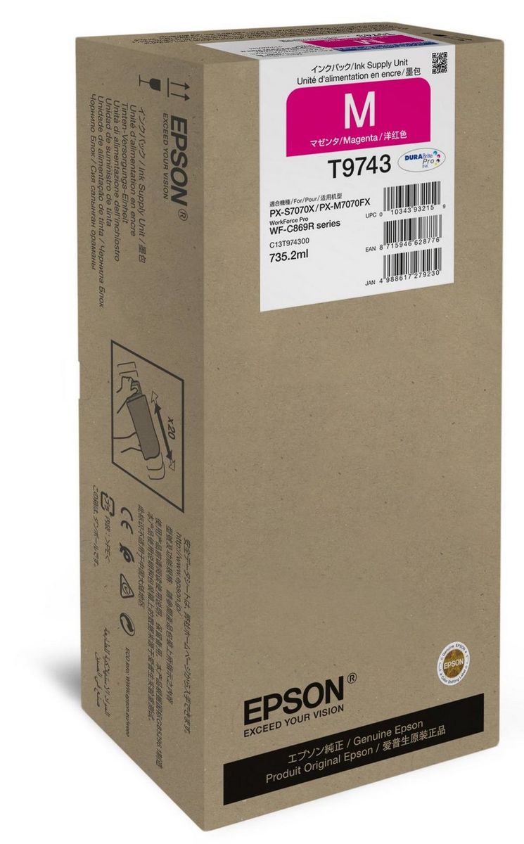 RICARICA XXL MAGENTA PER WF-C869R 84.000 PAG