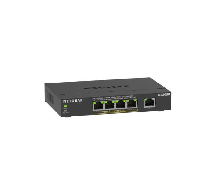 SWITCH UNMANAGED GS305P 5 PORTE GIGABIT POE+