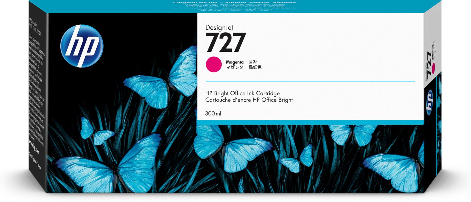 HP 727 300-ML MAGENTA INK CARTRIDGE