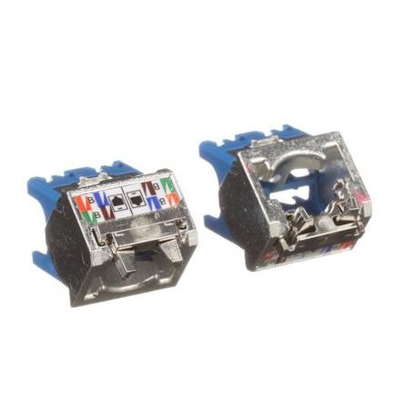 Angled 45 UP/DOWN Wire Cap for Cat.6A Shielded