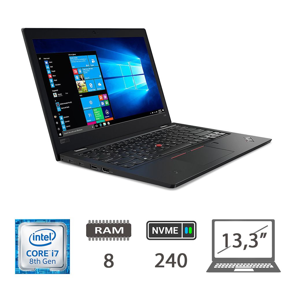 LENOVO L380 I7-8550U/8/NVME240/13,3/W10P/2Y