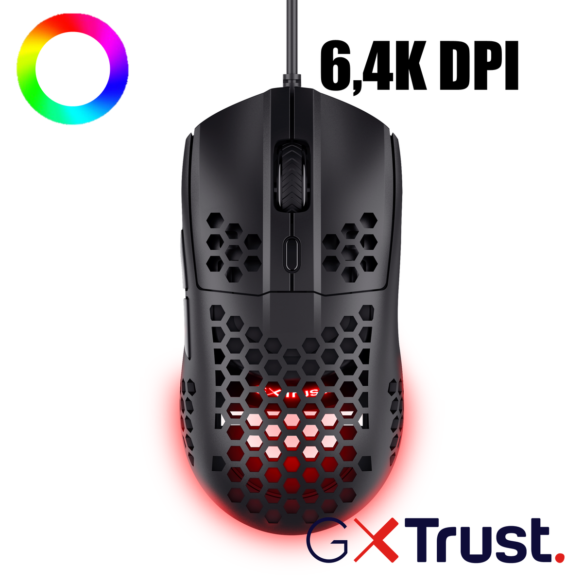 GXT928 HELOX LIGHTWEIGHT MOUSE BLK