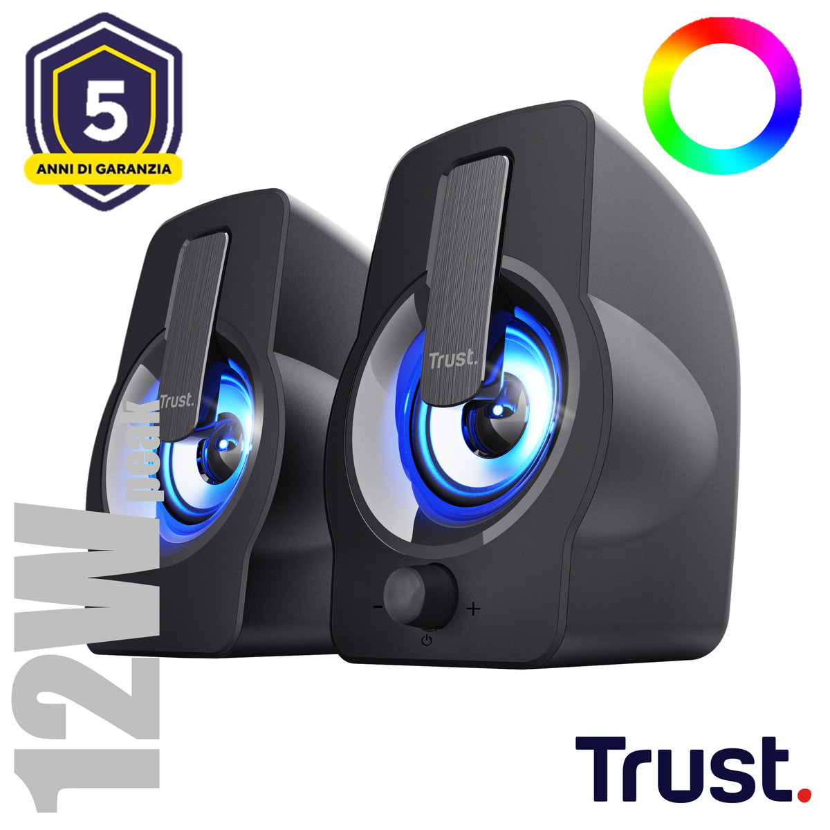 GEMI RGB 2.0 SPEAKER SET - BLACK