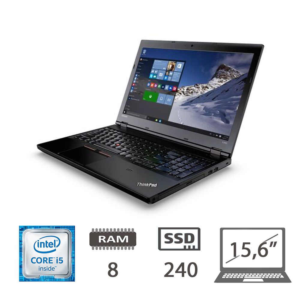 LENOVO L560 I5-6300U/8/SSD240/15,6/W10P/2Y