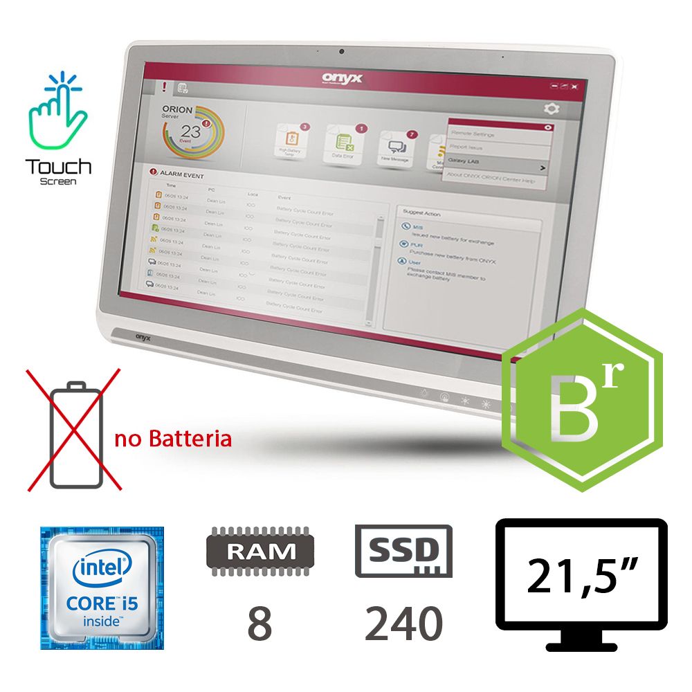 ONYX VENUS 223 AIO I5-6200U/8/240/W10PMAR/2Y B