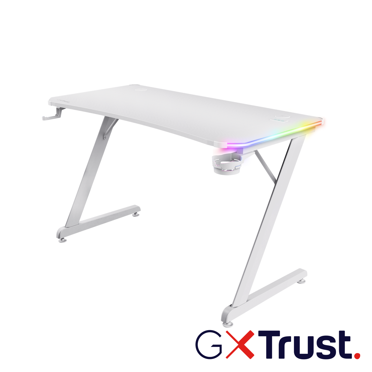 GXT709W LUMINUS RGB DESKGXT RGB DESK WHT