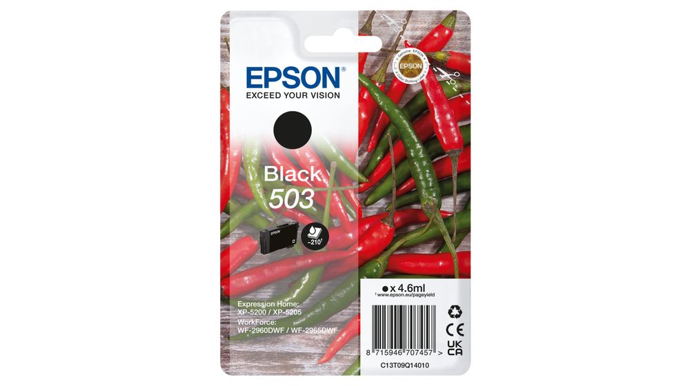 CARTUCCIA 503 PEPERONCINO NERO 210PAG/4,6ML