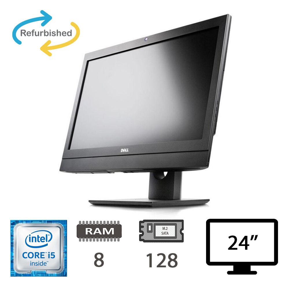DELL 7450 AIO I5-6400T/8/128M2/W10P/WEBCAM NO-WIFI