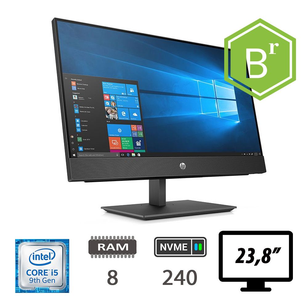 HP 440 G5 AIO - I5-9400/8/NVME240/23,8/W10H/2Y B