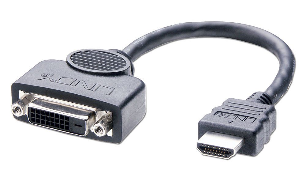 CAVO ADATT.HDMI DVI-D 0.2M M F