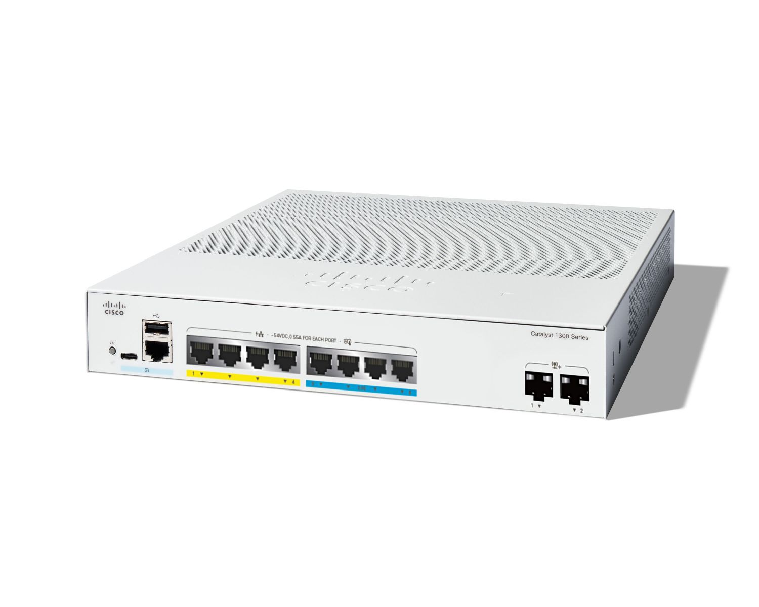 CATALYST 1300 4-PORT 2.5GE, 4-PORT GE, POE, 2X10G