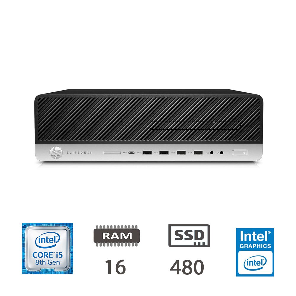HP 800 G4 SFF - I5-8400/16/SSD480/W11P/2Y