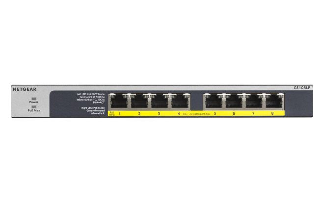 8PT POE/POE+ GIGABIT UNMANAGED SWCH
