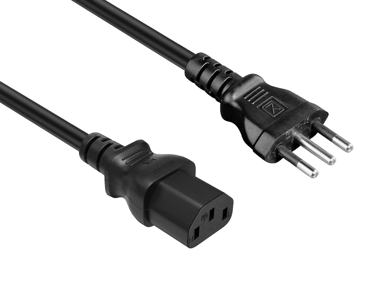 CAVO ALIM. VDE C13 SPINA IT TRIPOLARE 10A 2M