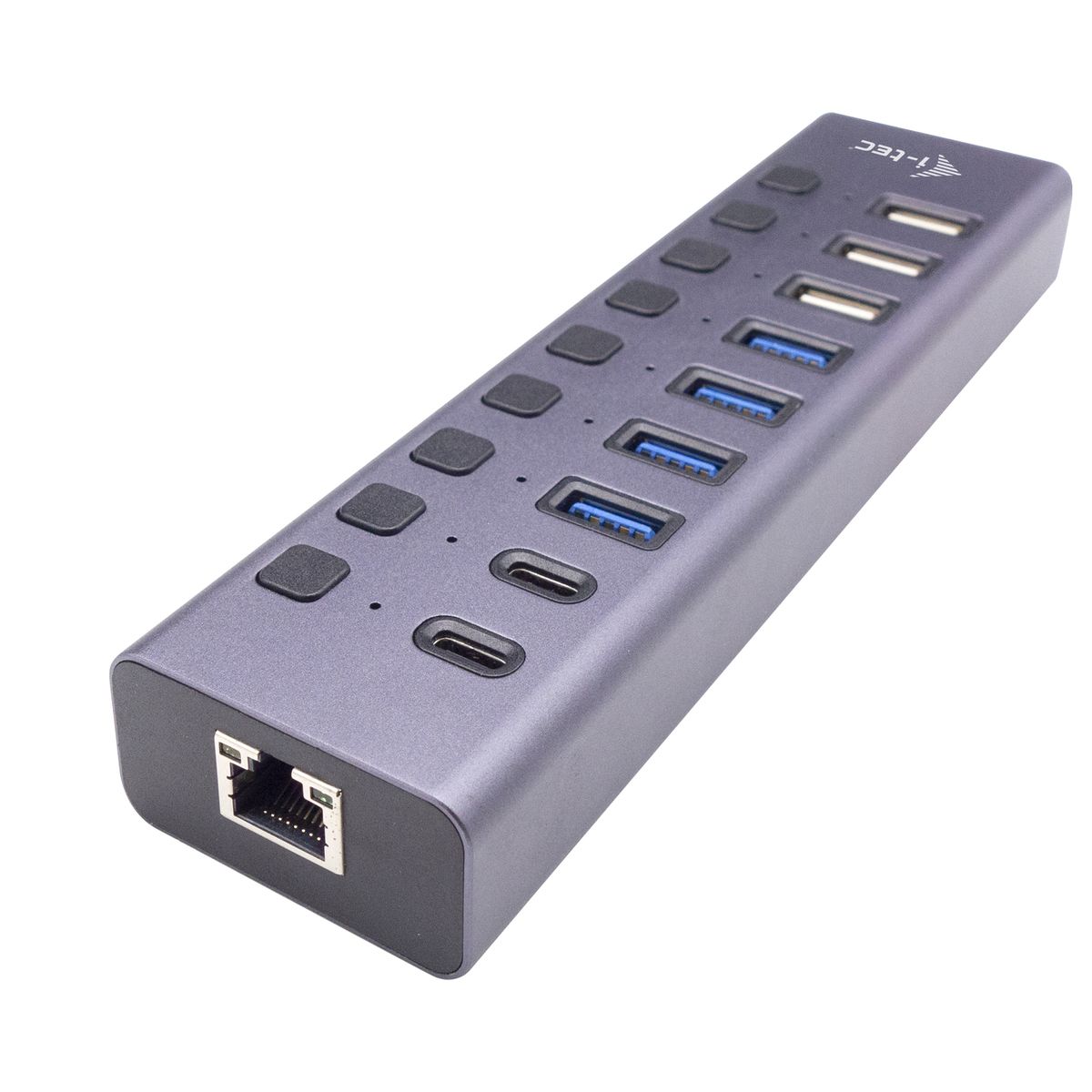 USB-A/USB-C CHARGING HUB 9PORT WITH LAN
