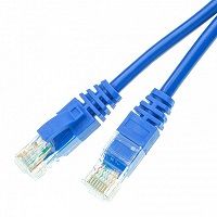 PATCH CORD CAT6 UTP SNAGLESS PVC BLU Mt.5