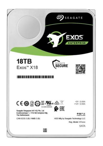 SEAGATE HDD ENTERPRISE EXOS X18 18TB SAS 3,5