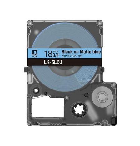 MATTE TAPE - BLUE/BLACK 12MM(8M) - LK-4LBJ