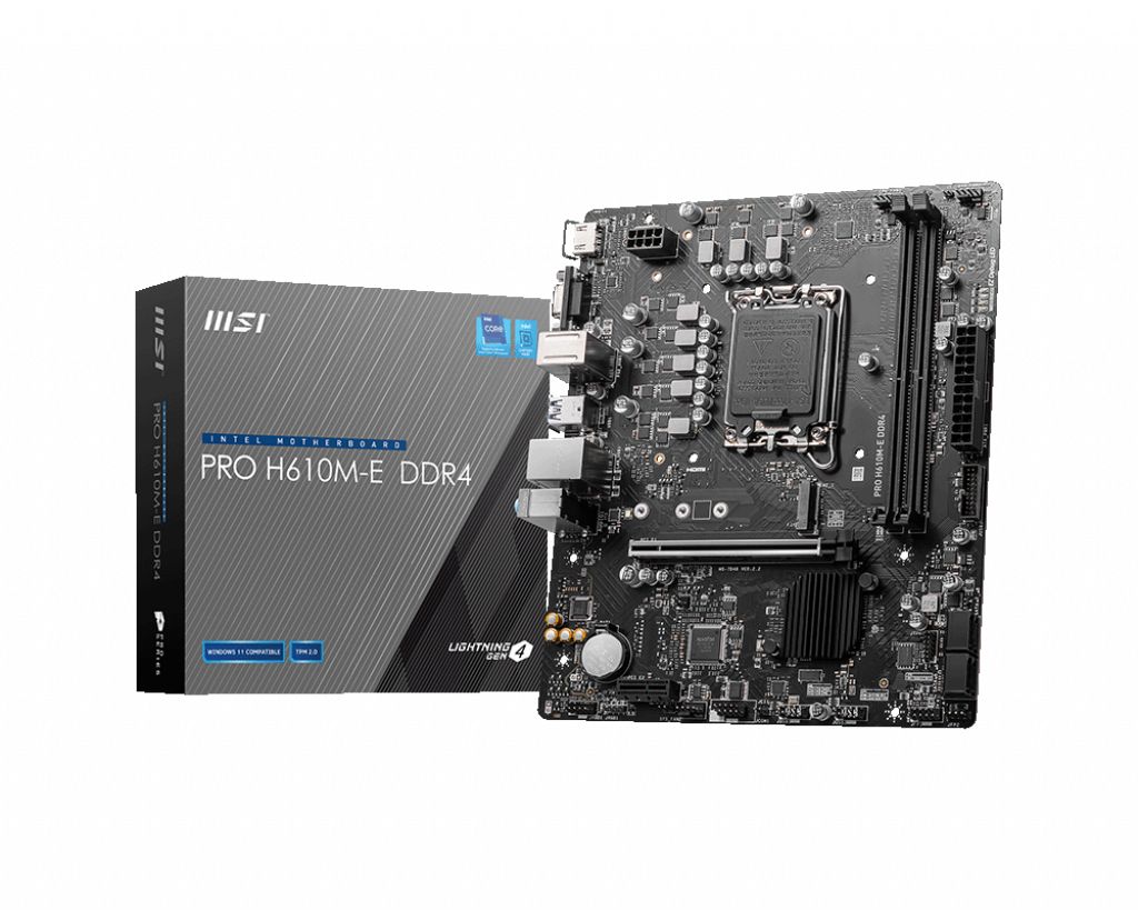 MSI MB PRO H610M-E DDR4 MATX