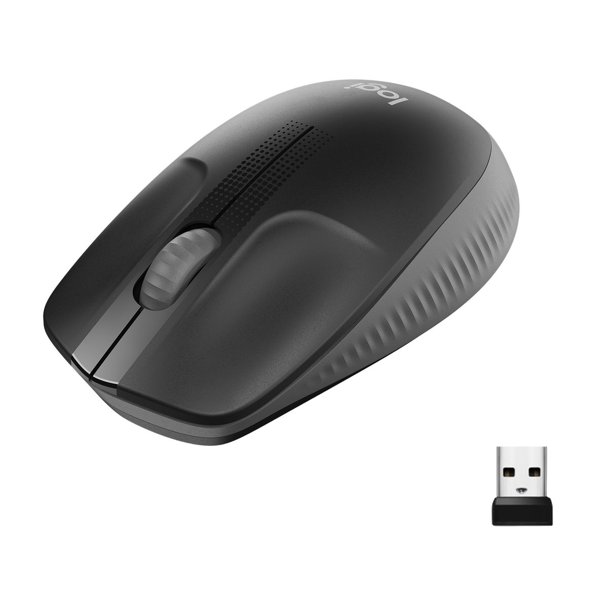 M190 FULL-SIZE WIRELESS MOUSE - CHARCOAL - EMEA