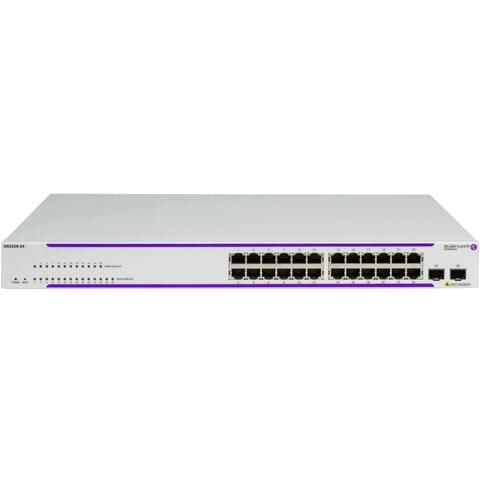FIXED GIGE 1RU CHASSIS, WEBSMART+, 24 RJ-45 POE 10