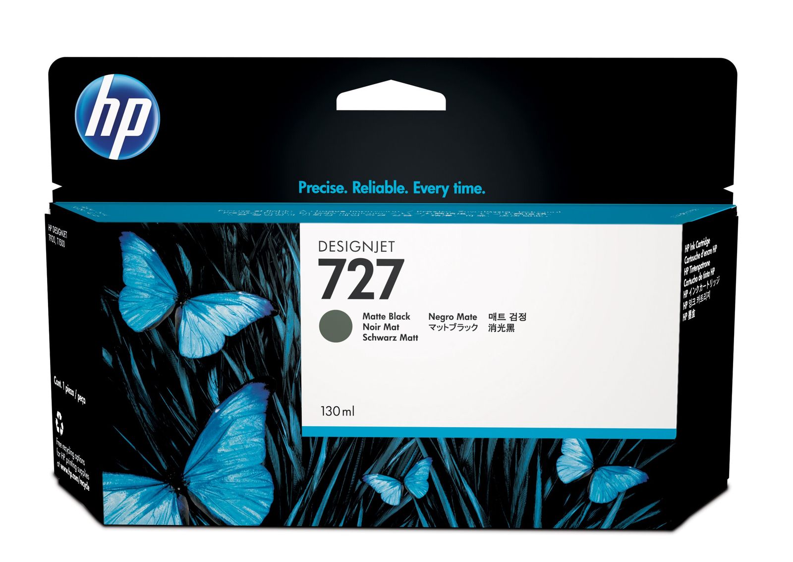 HP 727 130-ML MATTE BLACK INK CARTRIDGE