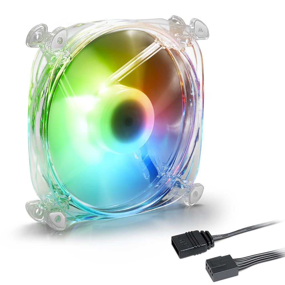 ADDRESSABLE RGB FAN 120X120X25,PWM