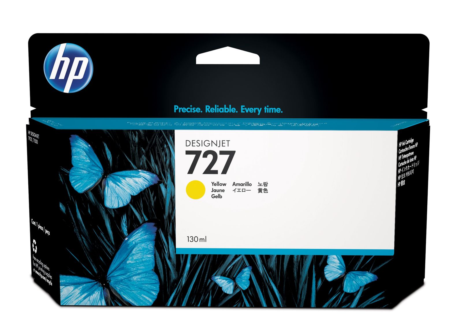 HP 727 130-ML YELLOW INK CARTRIDGE