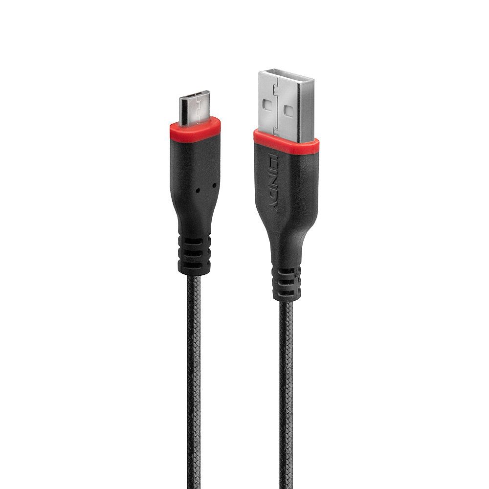 1M USB 2.0 TYP A AN MICRO-B KABEL, KEVLAR