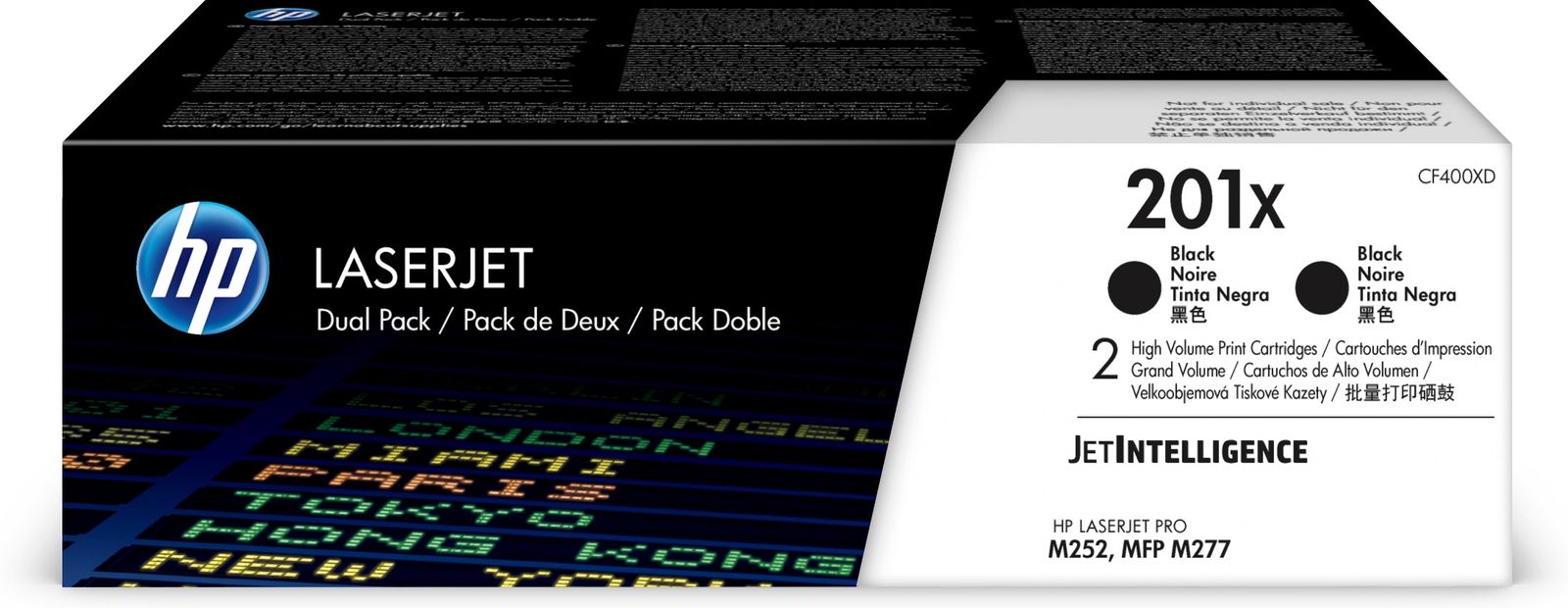 HP 201X BLACK 2-PACK LJ TONER CARTRIDGE