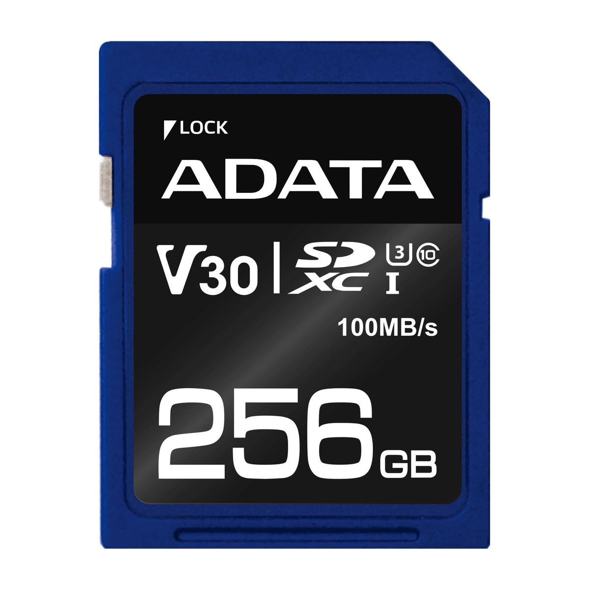 ADATA SD 256GB UHS-I U3 V30S 100-80MB/S