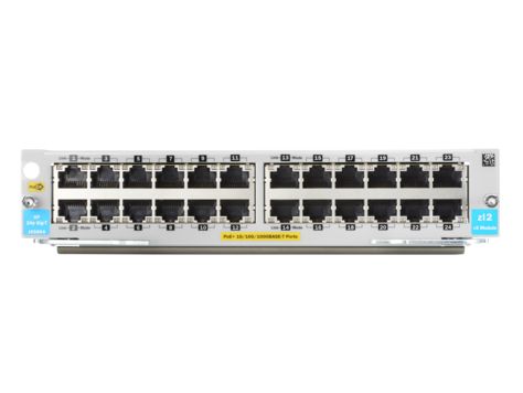 HPE 24P 10 100 1000BASE-T POE+ V3 ZL2 MOD