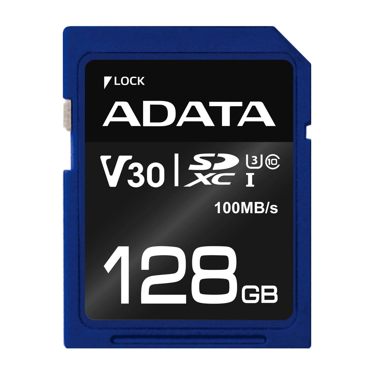 ADATA SDXC 128GB UHS-I U3 V30S 100-80MB/S