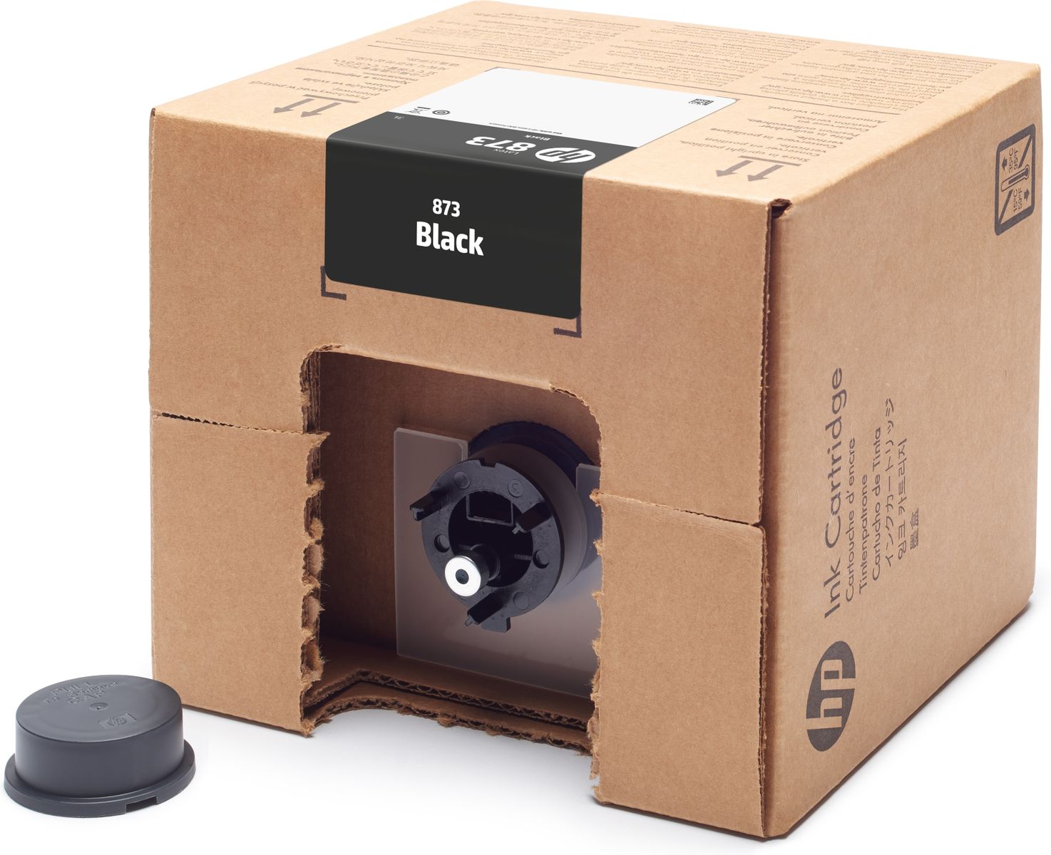 HP 873 3-LITER BLACK LATEX INK CARTRIDGE