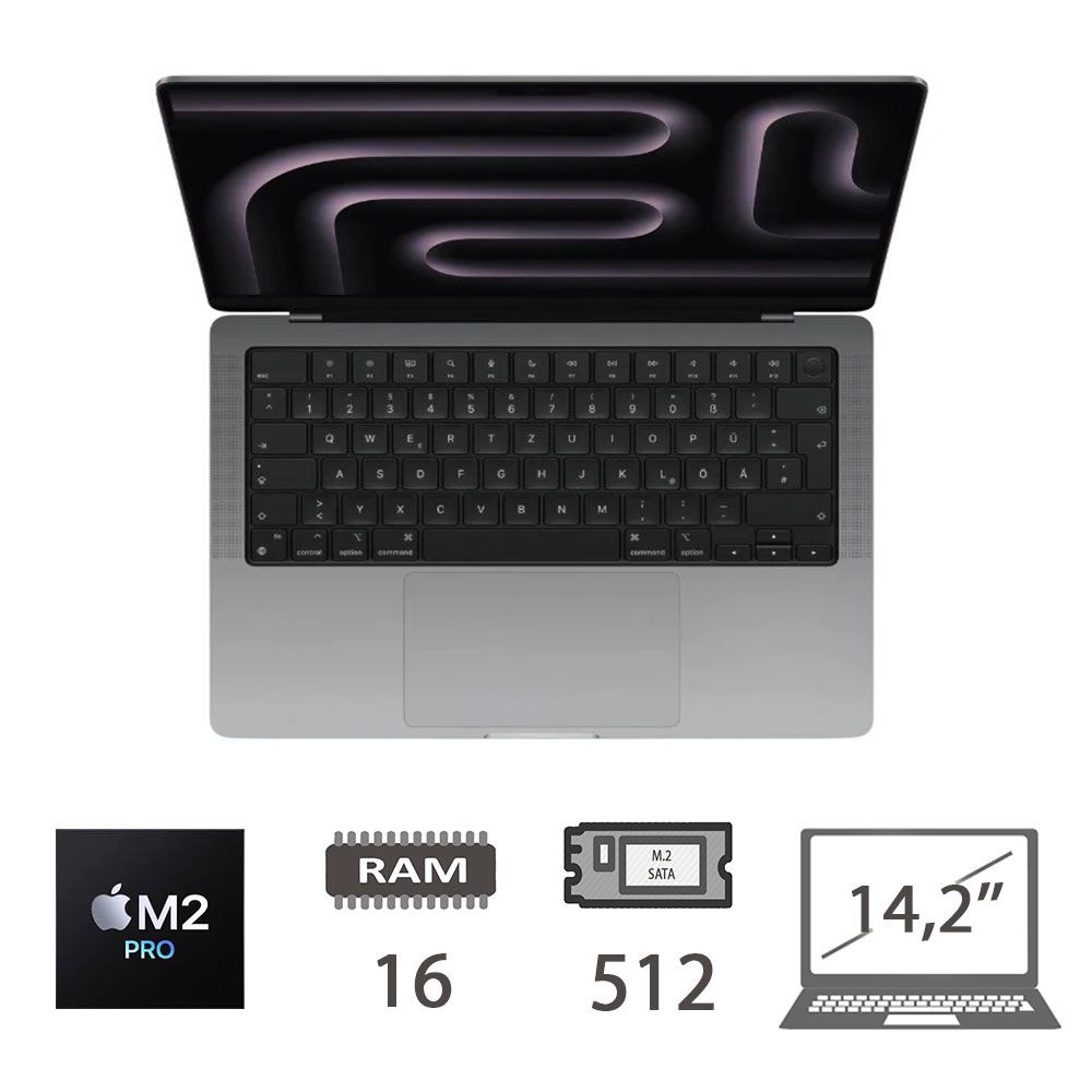 MBP 14,2 (2023)M2 PRO-10C/16/512/16C GPU/SG/2Y