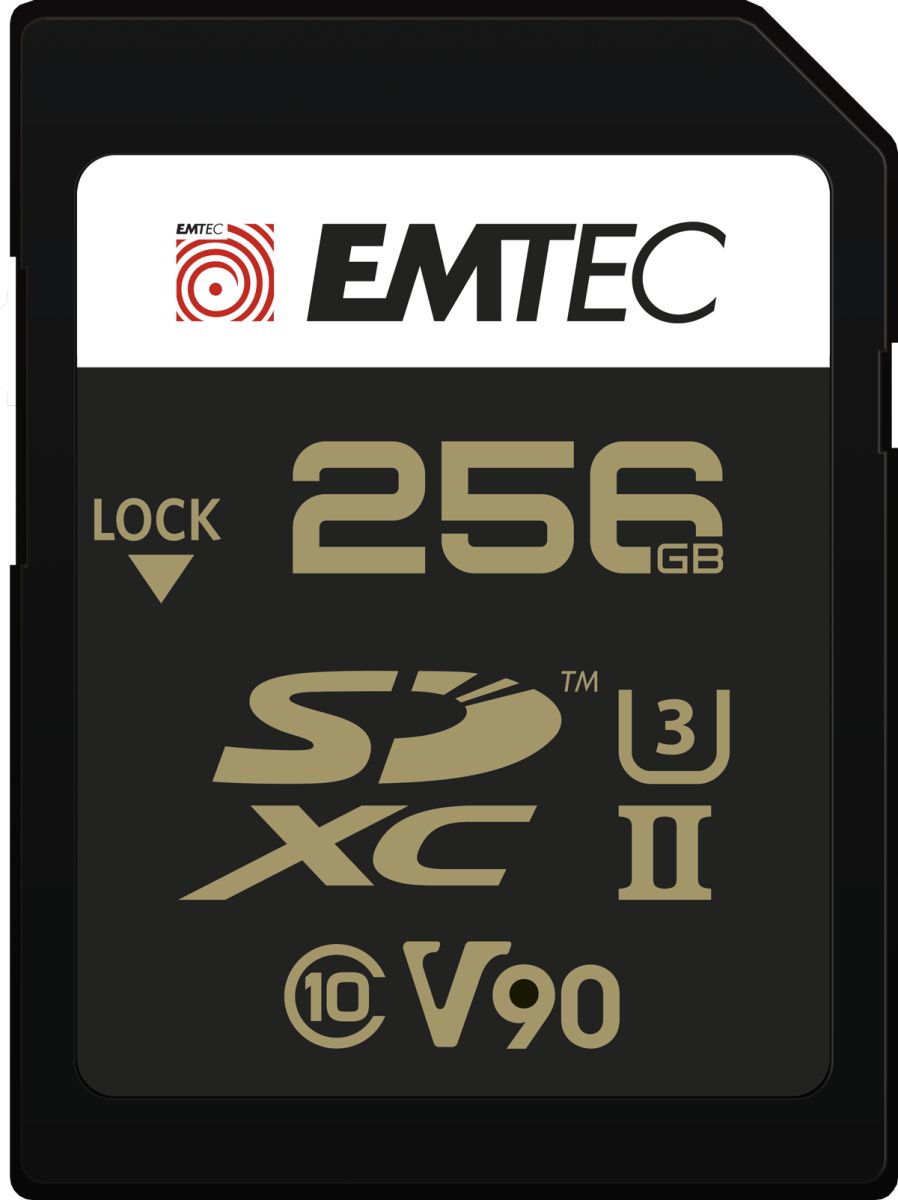 EMTEC SD 256GB UHS-II U3 V90 ULTRA PRO