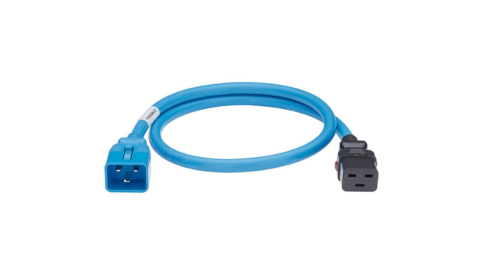 Power Cord IEC C20/IEC C19 (1,20 m) (10 pz.) BLUE