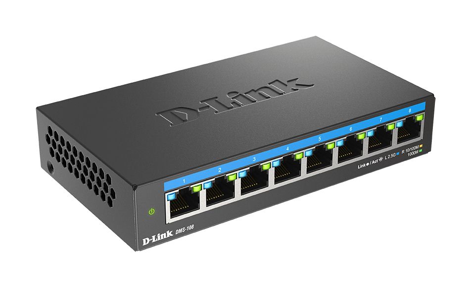 8-PORT MULTI-GIGABIT UNMANAGED SWITCH