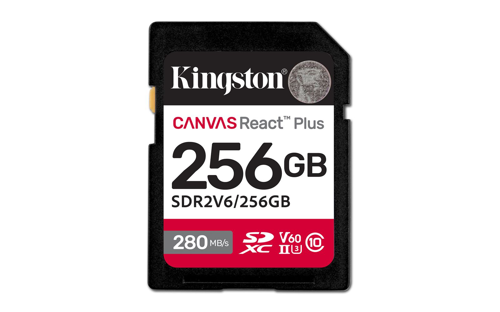 256GB CANVAS REACTPLUS SDXC UHSII 280R/150W U3 V60