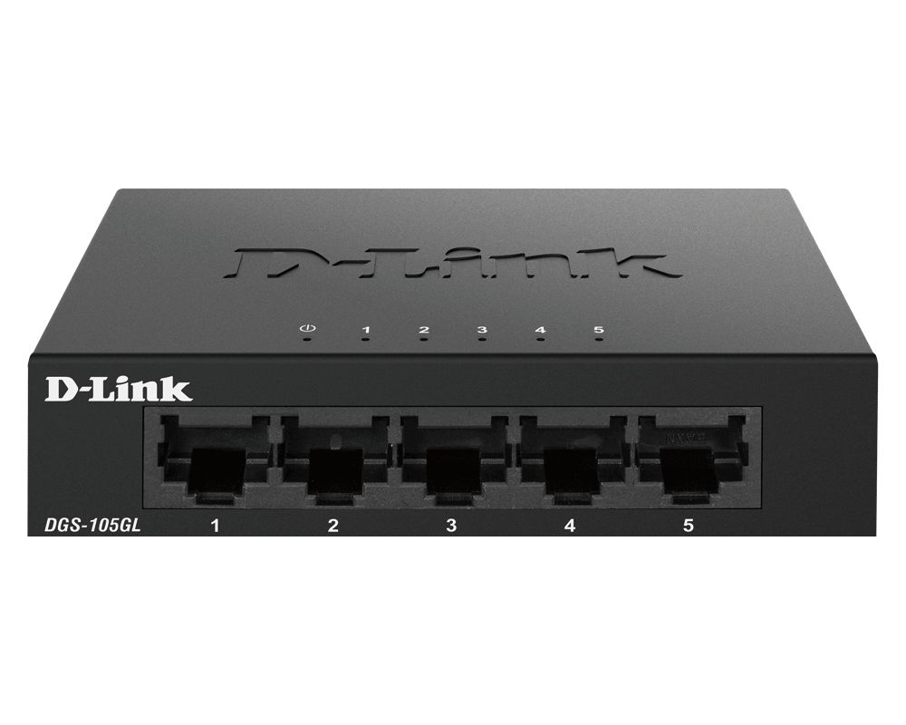 5-PORT GIGABIT ETHERNET METAL HOUSING UNMANAGED SW