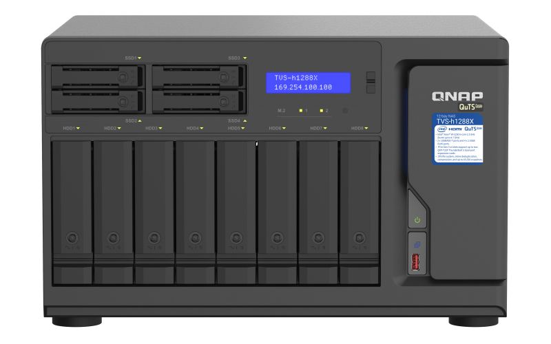 QNAP NAS QUTS HERO 8X3.5 + 4X2.5 BAY W-1250 16GB