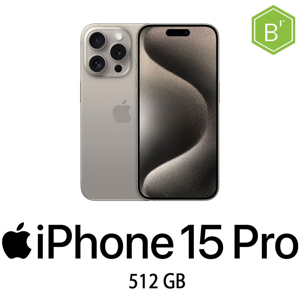 IPHONE 15 PRO 512GB NATURAL TITANIUM/2Y - B