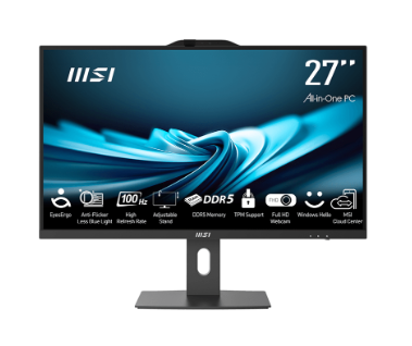 AIO I5-14400 16GB 512SSD 27FHD WIN11PRO BLACK