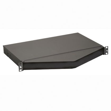 RACK MOUNT FIBER TRAY ANGLED 1U