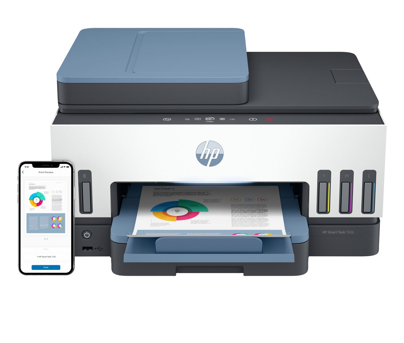 HP Smart Tank 7606 All-in-One Printer