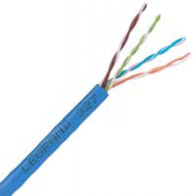 CAVO CAT 6 U/UTP 23AWG LSZH (305MT) ECA BLU