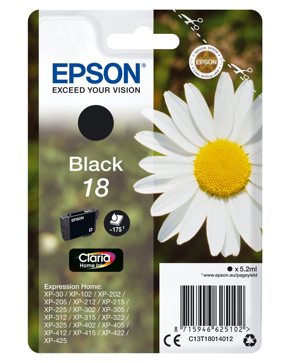 18 DAISY CLARIA HOME SINGLE BLACK INK